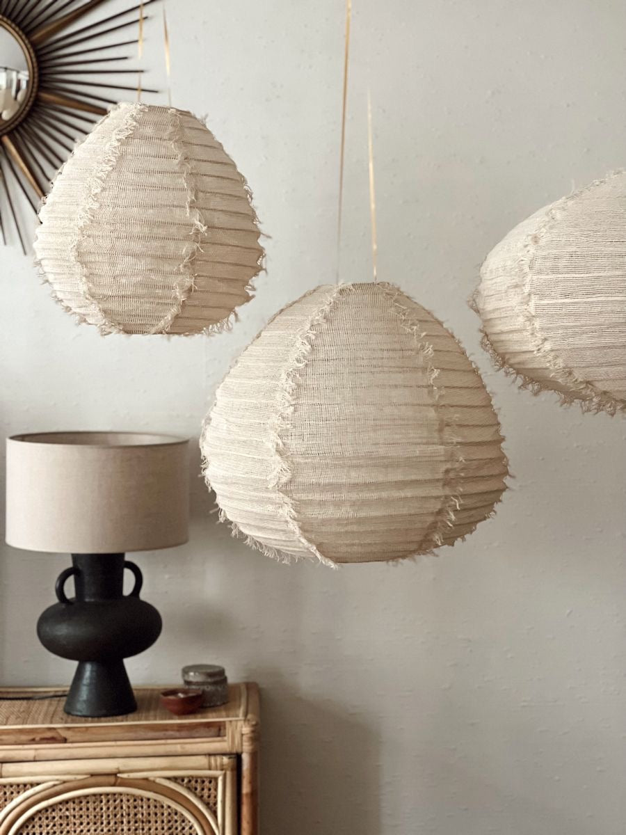 Linen Lampion Pearshape