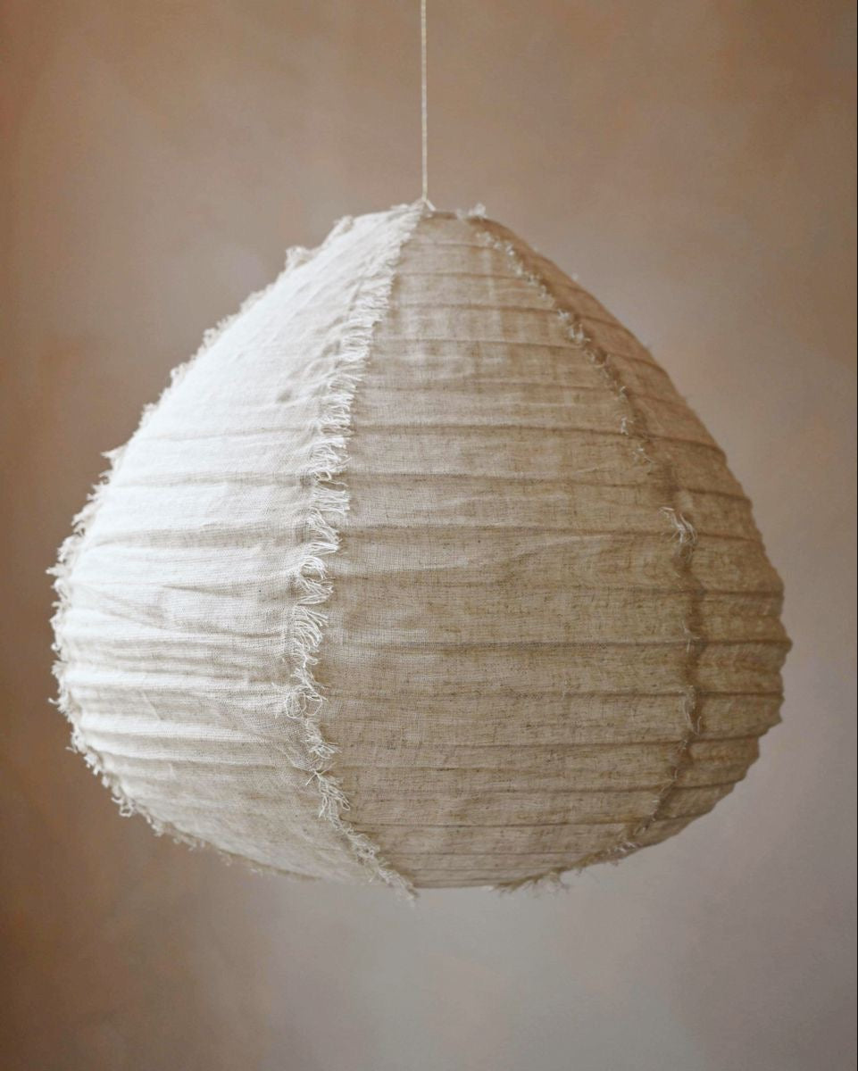 Linen Lampion Pearshape